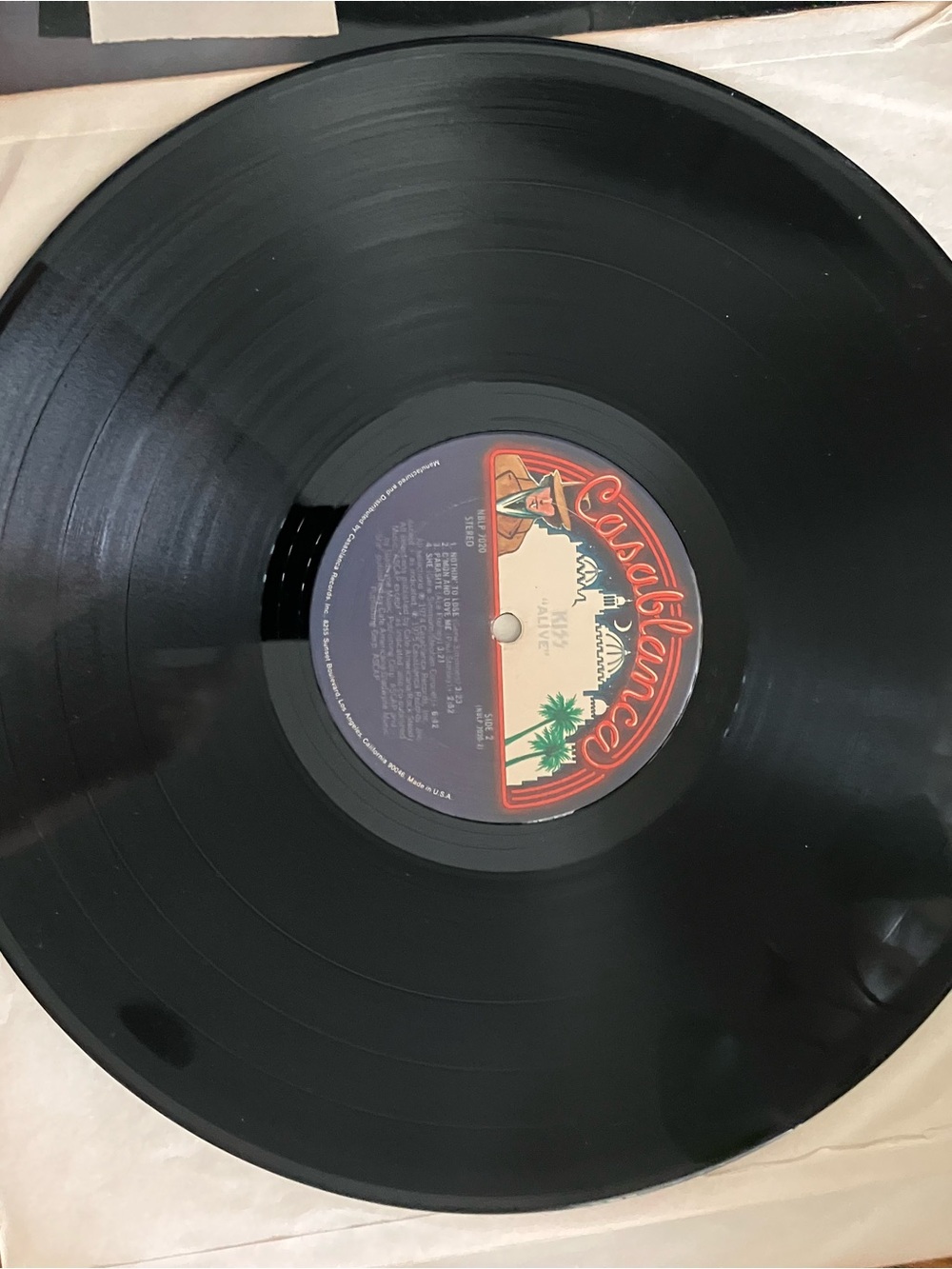 1975 KISS “Alive” Vinyl Record #NBLP 7020 First Pressing - Picture 3 of 16